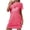 Hot Pink, variant on Satin Pajamas Women Sleep Shirts for Women Short Sleeve Night Shirts for Sleeping Pullover Nightgown Soft Cute Printed Nightdress Gowns for Women Sleepwear Pajama Dress Women Pajamas Gray L