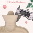 thumbnail image 2 of Hot Water Bag Rubber Inner Tank Large Water Injection Port with Plush Cover Autumn Winter Water Refill Hand Warm Water Bag, 2 of 8