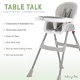 thumbnail image 4 of Dream On Me Portable 2 In 1 Table Talk High Chair |Convertible |Compact High Chair |Light Weight Portable Highchair, 4 of 6