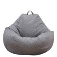 thumbnail image 1 of Large Bean Bag Chair, Ultra Soft Outer Cover Simple Style No Internal Filling Cloth Material Suitable for Living Room, 1 of 8