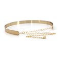 thumbnail image 3 of Ceinture de Taille en Métal Miroir Brillant Élégante pour Femmes, Ajustable, Petite à Grande Taille, 3 of 4