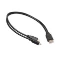 thumbnail image 4 of USB2.0 vers Données Micro USB Type-B Mâle Cordon Noir, 4 of 8
