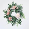 thumbnail image 2 of Langgg Realistic Spring Front Door Wreath Artificial Flower Wreath Hanging Celebration for Summer, 2 of 9