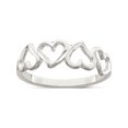 thumbnail image 1 of Bague Cœur en Argent Sterling D/C, 1 of 2