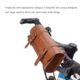 thumbnail image 3 of Front Bag Smooth Surface Workmanship Mounted Pouch Upgraded Fittings Container Scooter Accessories Handlebar Pack Storage Bags Brown, 3 of 9