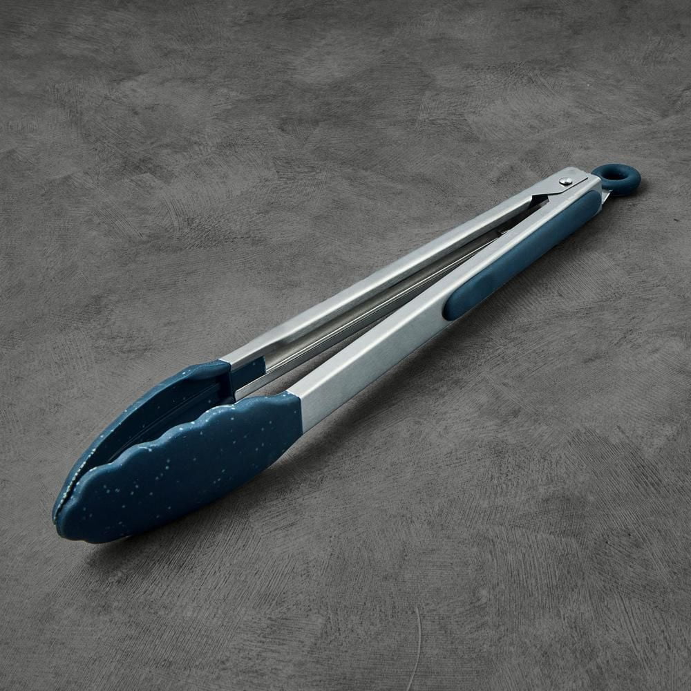 Thyme & Table Pince de verrouillage en silicone Bleu moucheté