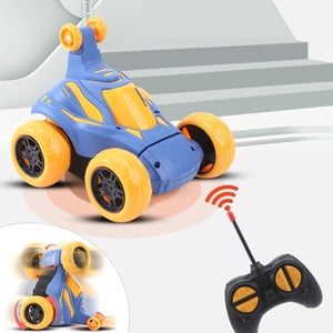 TIMIFIS Rc Vehicle for Kids Remote Control Car, Rc Stunt Car Invincible 360°Rolling with Colorful Lights & Music , Rechargeable Remote Control Car for Boys and Girls Car Model