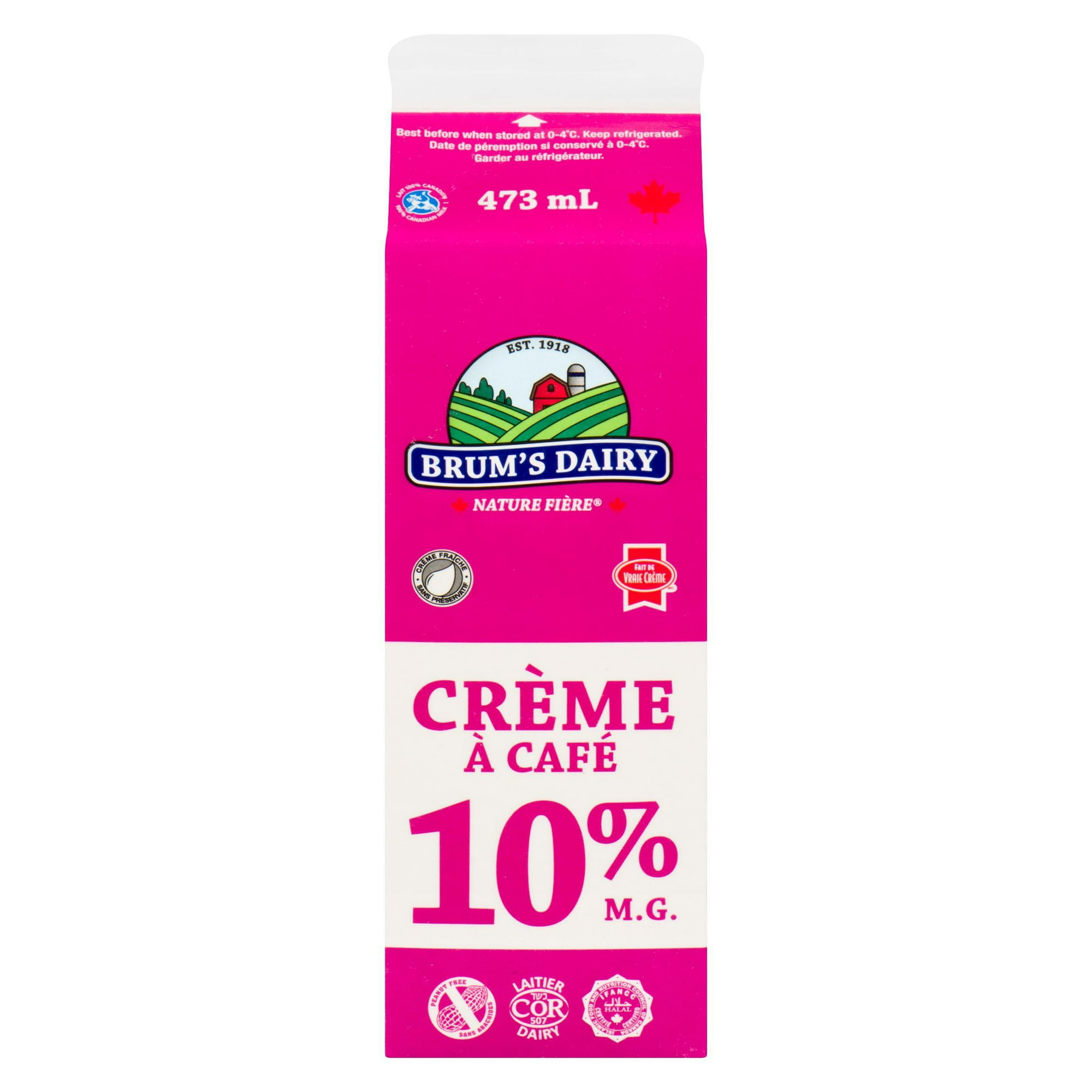 Brum's Crème à Café 10 % M.g