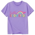 thumbnail image 3 of T-shirts Graphiques Tendance pour Filles Manches Courtes Décontractées pour Usage Quotidien et Activités Extérieures, 3 of 3