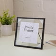 thumbnail image 4 of serony Creative Nordic Metal Glass Photo Frame Crafts Home Desktop Bedroom Decors S Black, 4 of 8