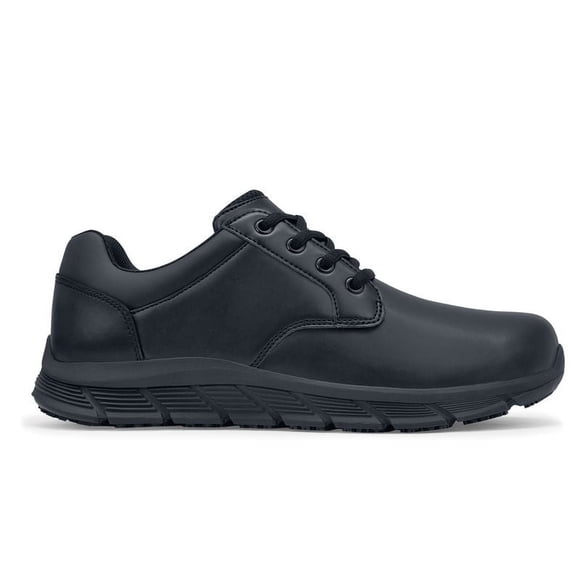 Shoes For Crews Saloon II, Men's Slip Resistant Work Shoes, Water Resistant, Black, Size 7 Wide