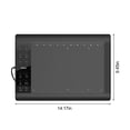 thumbnail image 3 of Digital Drawing Pen Digital Board Computer Drawing Board 22 Large Shortcut Keys Support A Variety Of Device Without Delay High Resolution Paper Feel Large Drawing Paper, 3 of 8