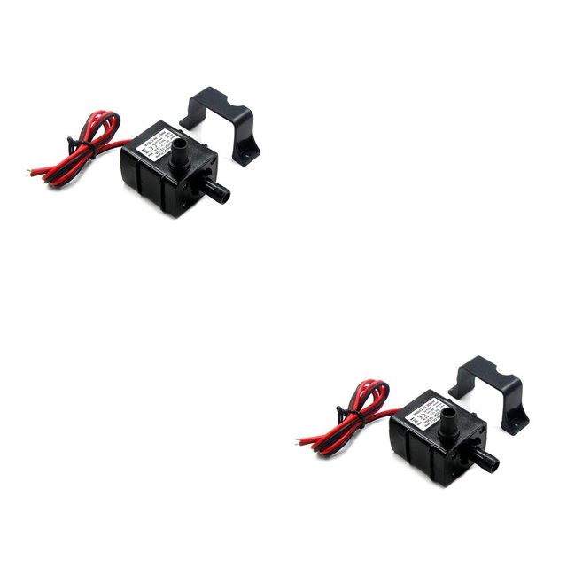 Decodeary DC 12V Water Cooling Pump Replacement Brushless Pumps Modification Type 1 2Set