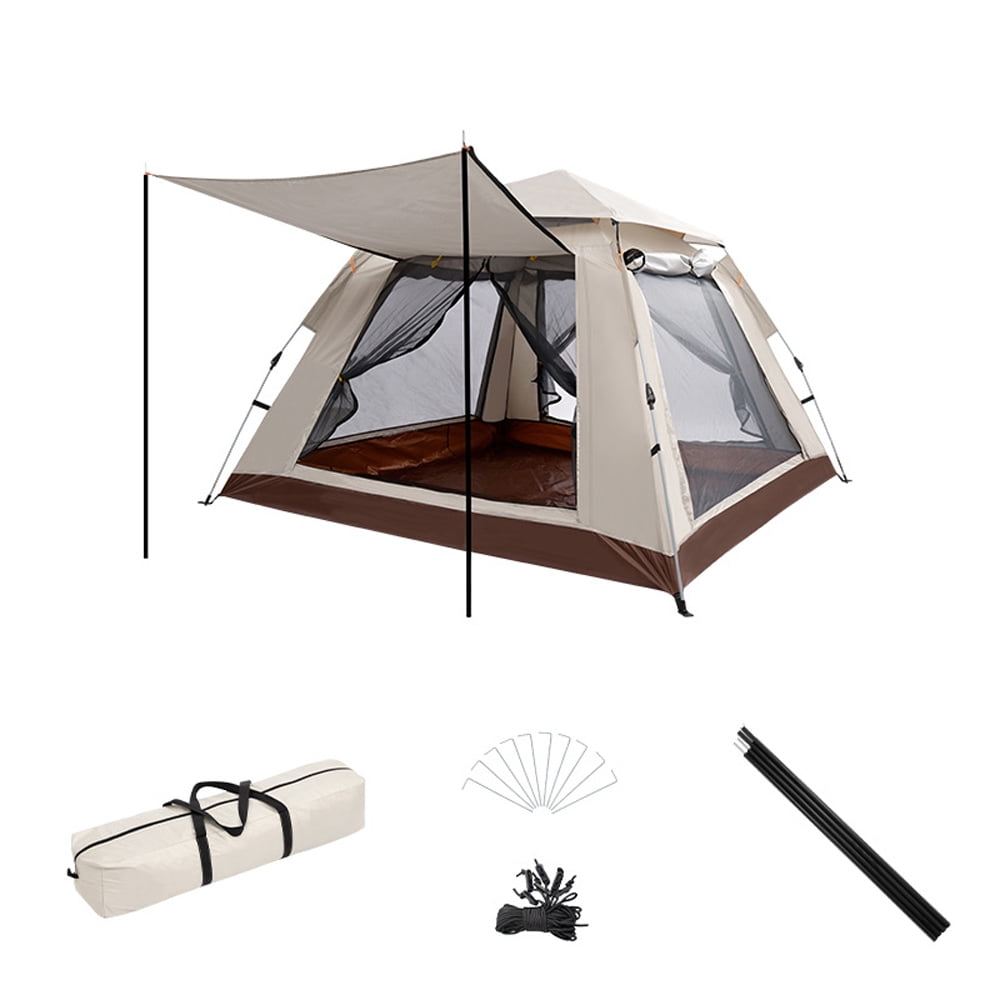 Outdoor Self-driving Travel Camping Tent Automatic Quick-opening Tent Portable Rainproof Sunshine-proof Tent Fishing Hiking Sunshine Shelter L