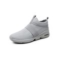 thumbnail image 1 of MAWCLOS Espadrilles pour Hommes à Tige Basse, Bout Rond, Doublées Chaudes, Espadrilles Décontractées Plates, Chaussures de Marche Sport, Gris 11, 1 of 9