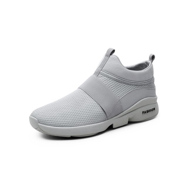 MAWCLOS Espadrilles pour Hommes à Tige Basse, Bout Rond, Doublées Chaudes, Espadrilles Décontractées Plates, Chaussures de Marche Sport, Gris 11