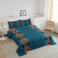 thumbnail image 3 of Erosebridal Tribal Aztec Bedding Twin Comforter Set, Triangle Geometry Down Comforter, Boho Theme Decor, Reversible 2pcs, 3 of 7