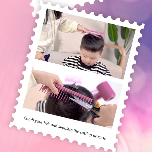 35 pièces tête de poupée pour Coiffure Simulation de tête Coiffure poupée pour Enfants avec sèche-Cheveux alimenté par Batterie Semblant Jouer Jouets, Style 2