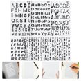 thumbnail image 4 of 24 Feuilles de Modèles de Peinture en Lettres Anglaises Creuses, 4 of 7