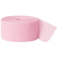 thumbnail image 1 of Pastel Pink Crepe Paper Streamer, 81ft, 1 of 2