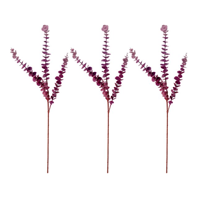 Transemion 3pcs Beautiful Artificial Flower Arrangements Realistic Appearance Wide Artificial Flowers For Decoration Wedding Decor purple 1Set