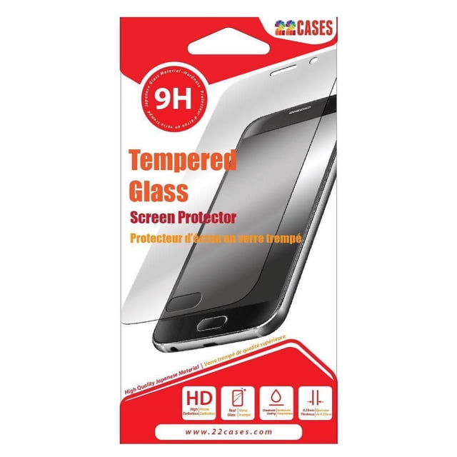 22 Étuis Protecteur d'Écran iPhone 11/XR en Verre Trempé avec Dureté 9H, Fabriqué à Partir d'Un Matériau Japonais de Qualité Supérieure. Offre une Épaisseur Ultrafine de 0,33 mm, un Revêtement Oléophobe pour Repousser les Empreintes Digitales et une Clarté Haute Définition pour une protection d'Écran durable, Convient Aussi aux Écrans de Téléphone Intelligent Similaires.