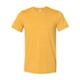 thumbnail image 1 of BELLA+CANVAS T-Shirt Jersey CVC pour Homme, TP, Moutarde Chiné, 1 of 2