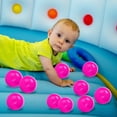 thumbnail image 4 of Hot Pink Thick Plastic Inflatable Play Balls For Kids Ball Pit Sensory Toys 100 Pieces, 4 of 7