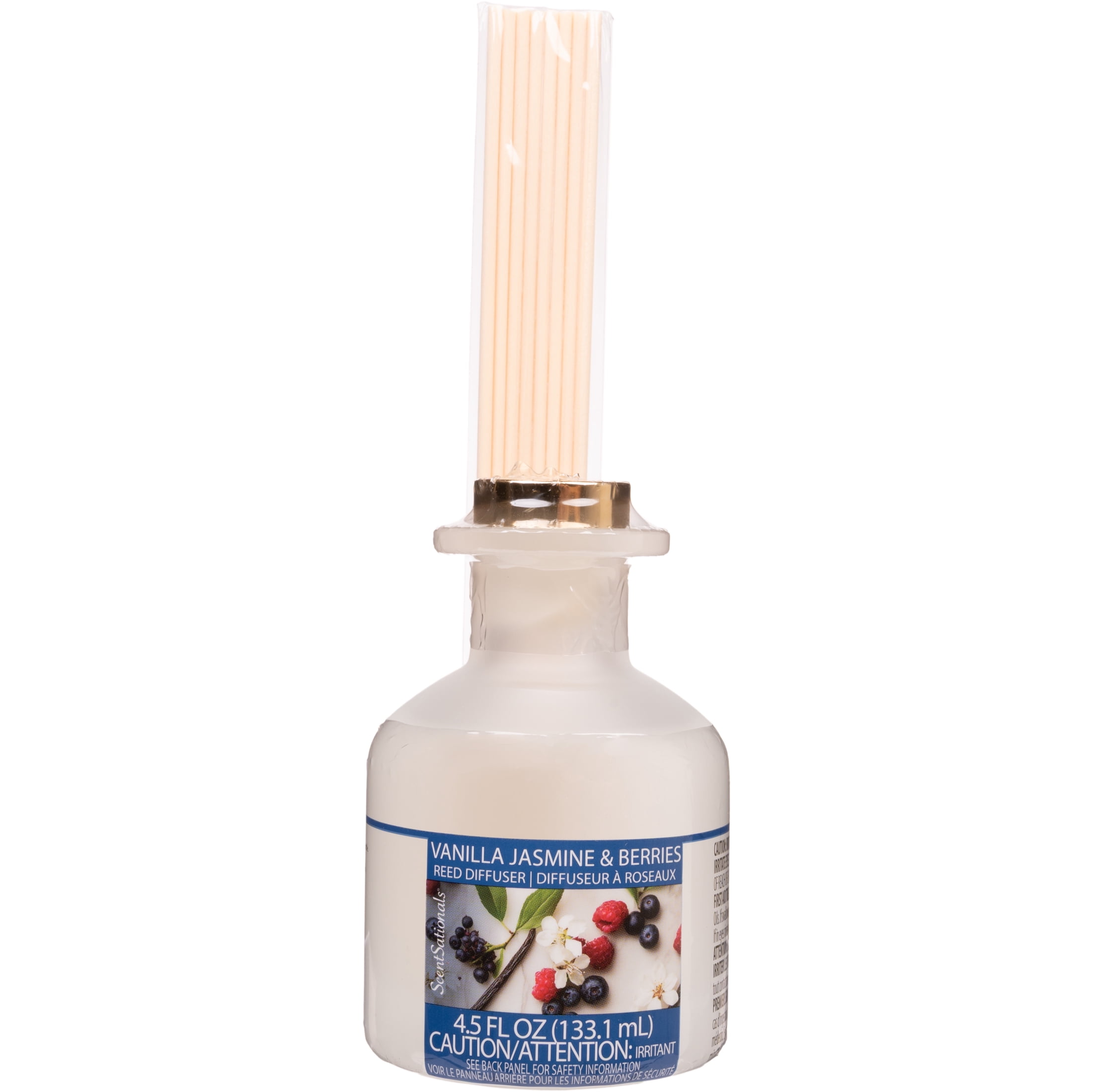 Diffuseur de roseaux ScentSationals - Vanille Jasmin & Baies