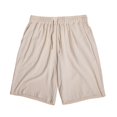 thumbnail image 3 of Diufon Men's Athletic Shorts Cotton Linen Drawstring Waisted Outdoor Sport Shorts Spring Summer Shorts with Pockets, 3 of 5