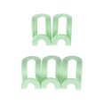 thumbnail image 1 of facefd 5 Pcs Cintres en Plastique pour Garde-Robe Crochets Faciles Antidérapants Garde-Robe Crochets Faciles Organisateurs de Rangement Supports, Vert, 1 of 9
