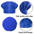 thumbnail image 3 of TOPTIE Kids Apron and Chef Hat Set, Adjustable Cotton Child Cooking Kitchen Apron, S-XXL-Blue-S, 3 of 8