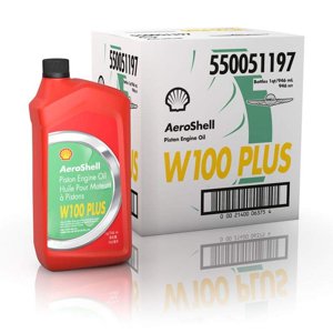 AeroShell Oil W100 Plus - 550050837-6x1 quart case