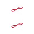 thumbnail image 3 of QualitChoice Bandeau de Sport Extensible Réglable Style Simple Accessoires de Coiffure Élastiques Femmes Hommes pour Yoga Gym Rouge 2Set, 3 of 6