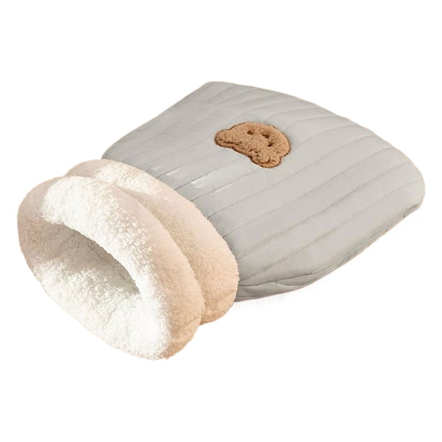 Maoww PP Cotton Filling Cat Bed Provide Comfort And Support For Furry Friends With Better Air Circulation Blue Grey M