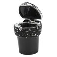 thumbnail image 2 of Auto  Holder, LED Light Indicator -Studded Smokeless Universal Bling Bling Car Ashtray  For Vehicle Black,White,Red, 2 of 8