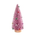 thumbnail image 2 of Desktop Miniature Pine Tree ,Small Christmas Tree,Mini Christmas Tree,Tabletop Small Pine Tree Decor ,Christmas Tree Toppers , Bottle Brush Fake Trees with Wooden Base for Tabletop Decorative, 2 of 9