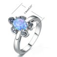 thumbnail image 3 of Up to 65% Off Health Turtle Personality Embedded Zircon Female Ring Gift Jewelry Ring Jewelry Necklace Rings Earring Jewelry on Clearance, 3 of 9