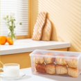 thumbnail image 4 of Oleegame 2PC Kids Snack Boxes For School Storage Box Transparent Tape Cover Buckle Multi Functional Household Storage Container Clear, 4 of 9