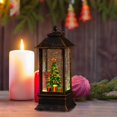 thumbnail image 4 of Lighted Christmas Snow Globe Lantern Table Centerpiece for Shelf Office Desk Xmas Tree, 4 of 7
