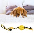 thumbnail image 4 of Dog Food Dispensing Ball Toy, Reduce Boredom Dog Teething Toy Bite Resistant  For Playing For Puppies Yellow, 4 of 8
