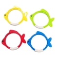 thumbnail image 3 of QualitChoice Water Sports Training Equipment Colorful Dive Rings Swimming Pool Toys For Little Swimmers Diving Toys, 3 of 6