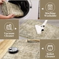 thumbnail image 3 of Garvee 9'x12' Area Rugs for Living Room Vintage Persian Rug Boho Floral Distressed Rug Farmhouse Non-Slip Low Pile Accent Rug, Taupe, Antique, 3 of 6