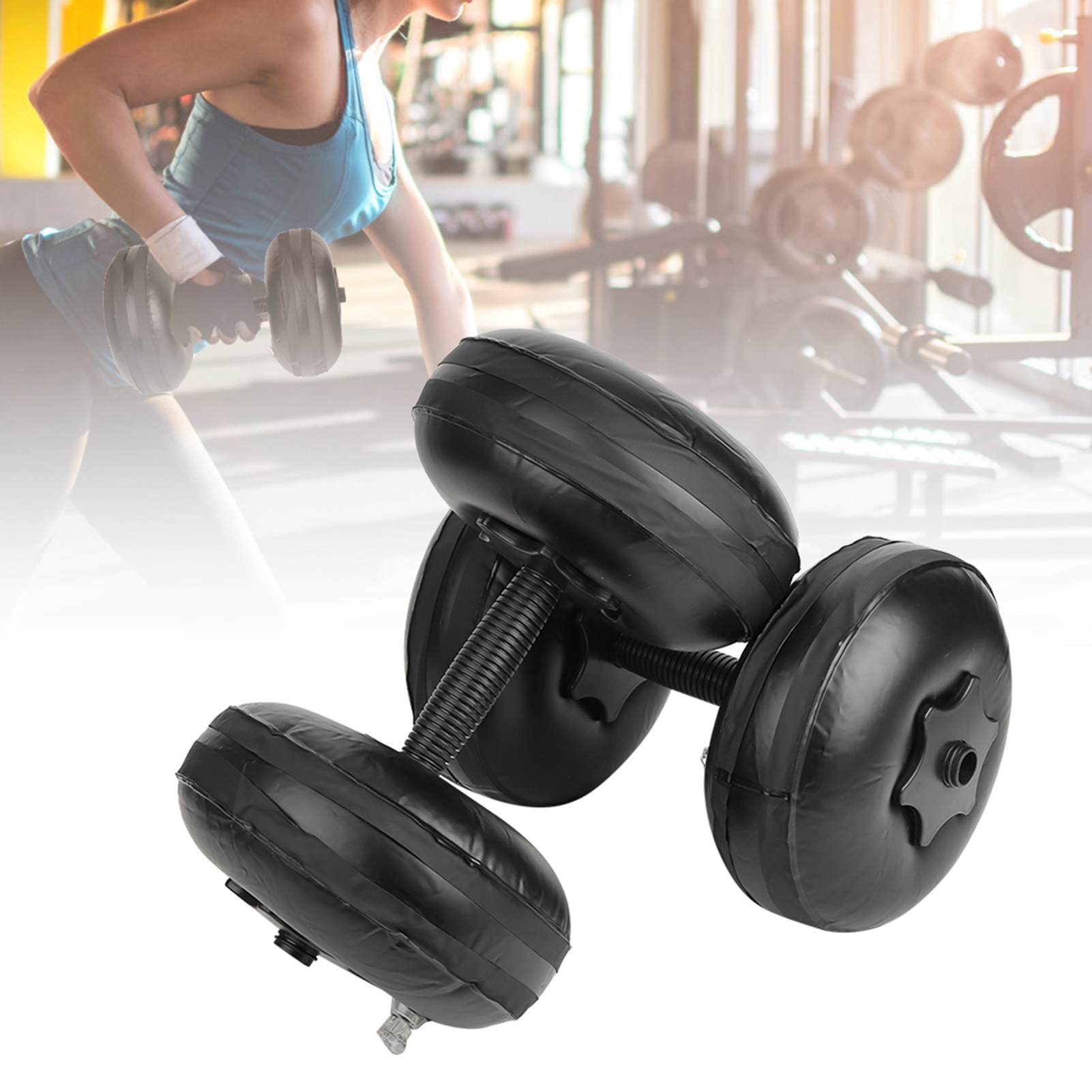 Arm Muscle Training Dome Water Filled Dumbbells Dumb Bells Fitness Dumbbell for Shaping Most Of People