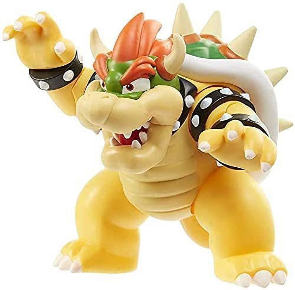 Yellow Bowser Action Figure The King of The Dark Kingdom Can Breathe Fire in The Movie 4"
