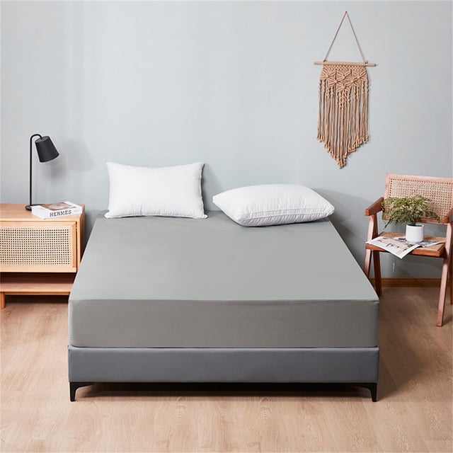 Housse de Protection de Matelas Uni, Couvre-Lit, Housse de Drap Imperméable, 180 * 200 cm