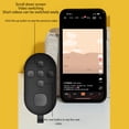 thumbnail image 4 of Remote Control Phone Page Turner Rechargeable Wireless Selfie Clicker Hands for Smartphone Tablets Photography ABS Black, 4 of 7