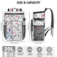 thumbnail image 2 of Nursing Themed Cooler Backpack, Leakproof Insulated Lunch Backpack with Cute Future Nurse Design for Medical Staff, 2 of 6