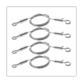 thumbnail image 1 of 4Pcs 2M x 1.5mm Adjustable Picture Hanging Wire Kit-Heavy Duty Stainless Steel Wire Rope ,Holds Up to 60Lbs, 1 of 6