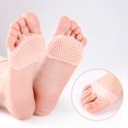 thumbnail image 2 of Metatarsal Pads, Gel Foot Pad (6 PCS) New Material, Gel Feet Cushion, Breathable and Comfortable, Relieve Plantar Pain, Mortons Neuroma, For Men and Women, 2 of 5